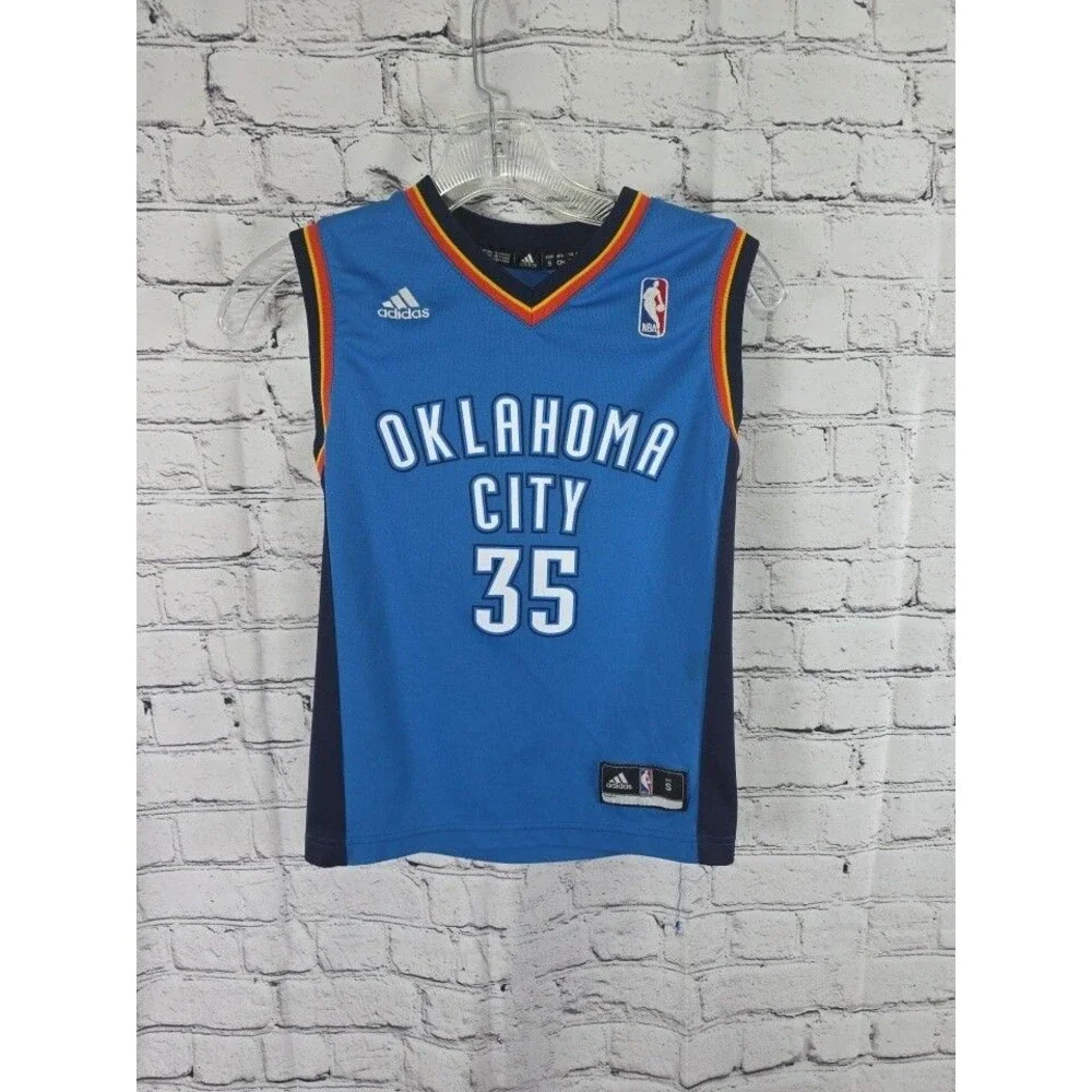 Adidas NBA Youth Sz Small Kevin Durant #35 Oklahoma City Thunder Jersey